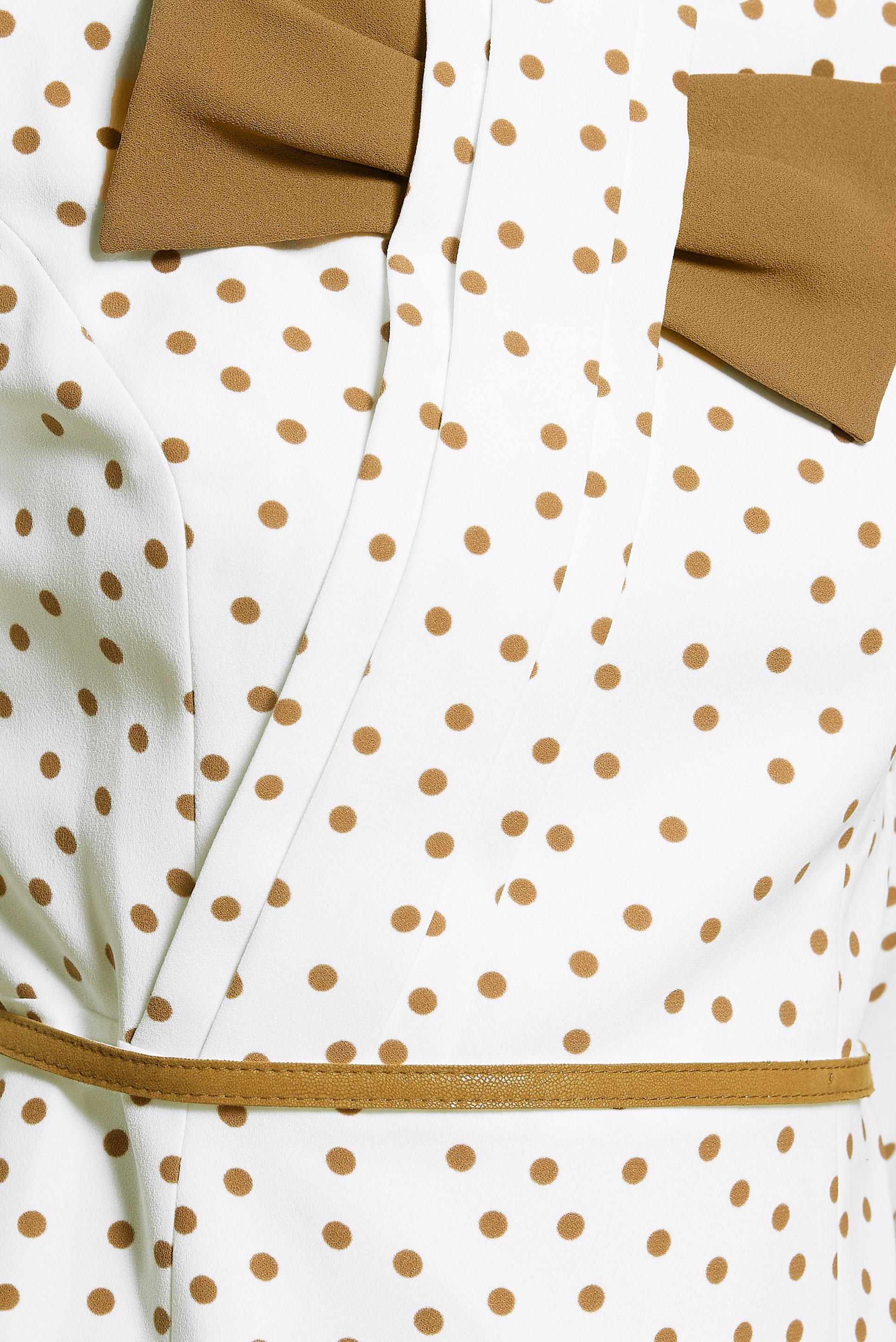 Tesettür giyim BEJ PUANTİYELİ PANTOLONLU TAKIM 3767 