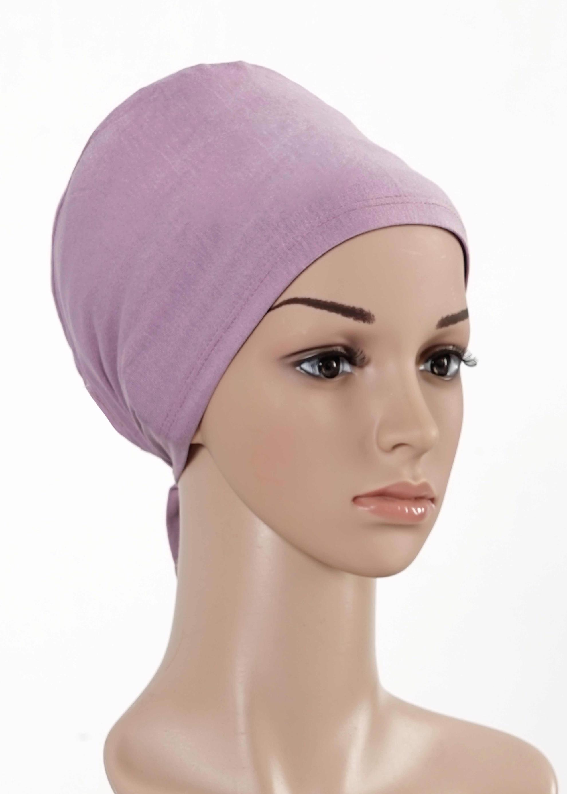 Hijab clothing PINK COMBED COTTON BONNET 5050 