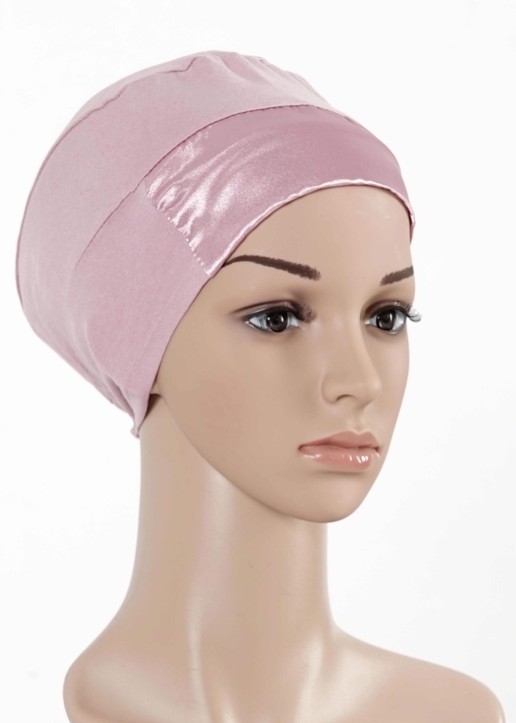 Hijab clothing POWDER SATIN UNDER-SCARF BONNET 5055 