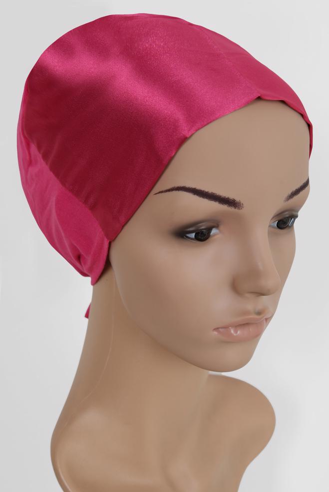 Vêtements hijab ROSE BONNET SOUS-FOULARD SATIN 5055 - ALVİNA