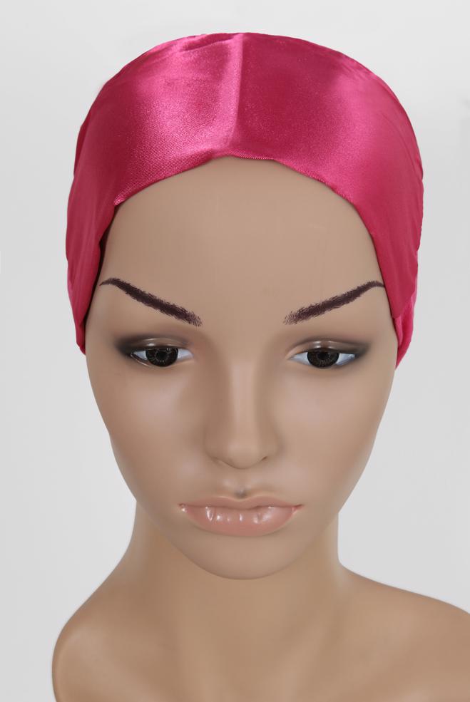 Vêtements hijab ROSE BONNET SOUS-FOULARD SATIN 5055 - ALVİNA