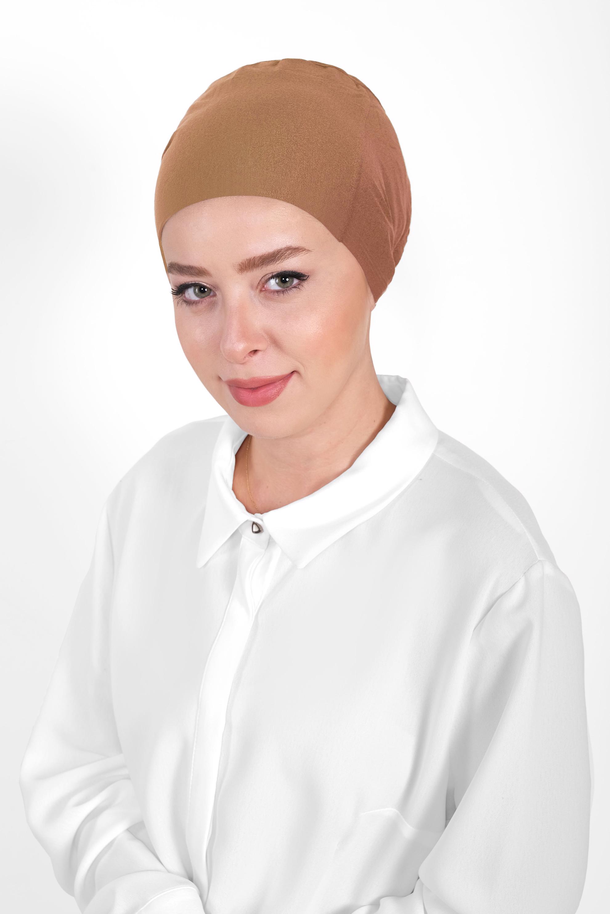 Vêtements hijab TABA BONNET PEIGNÉ SANS COUTURE 40064-1 
