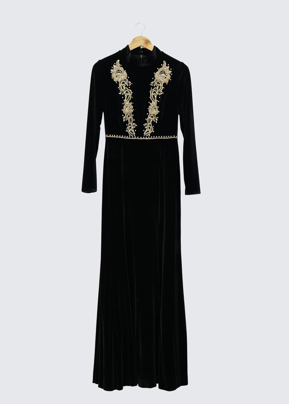 Hijab clothing BLACK 5961 WİNTER DESTİNY ABİYE 38/44