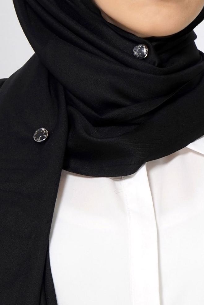 Vêtements hijab ARGENT 41033 AKİLE SULTAN SERİSİ - ALVİNA