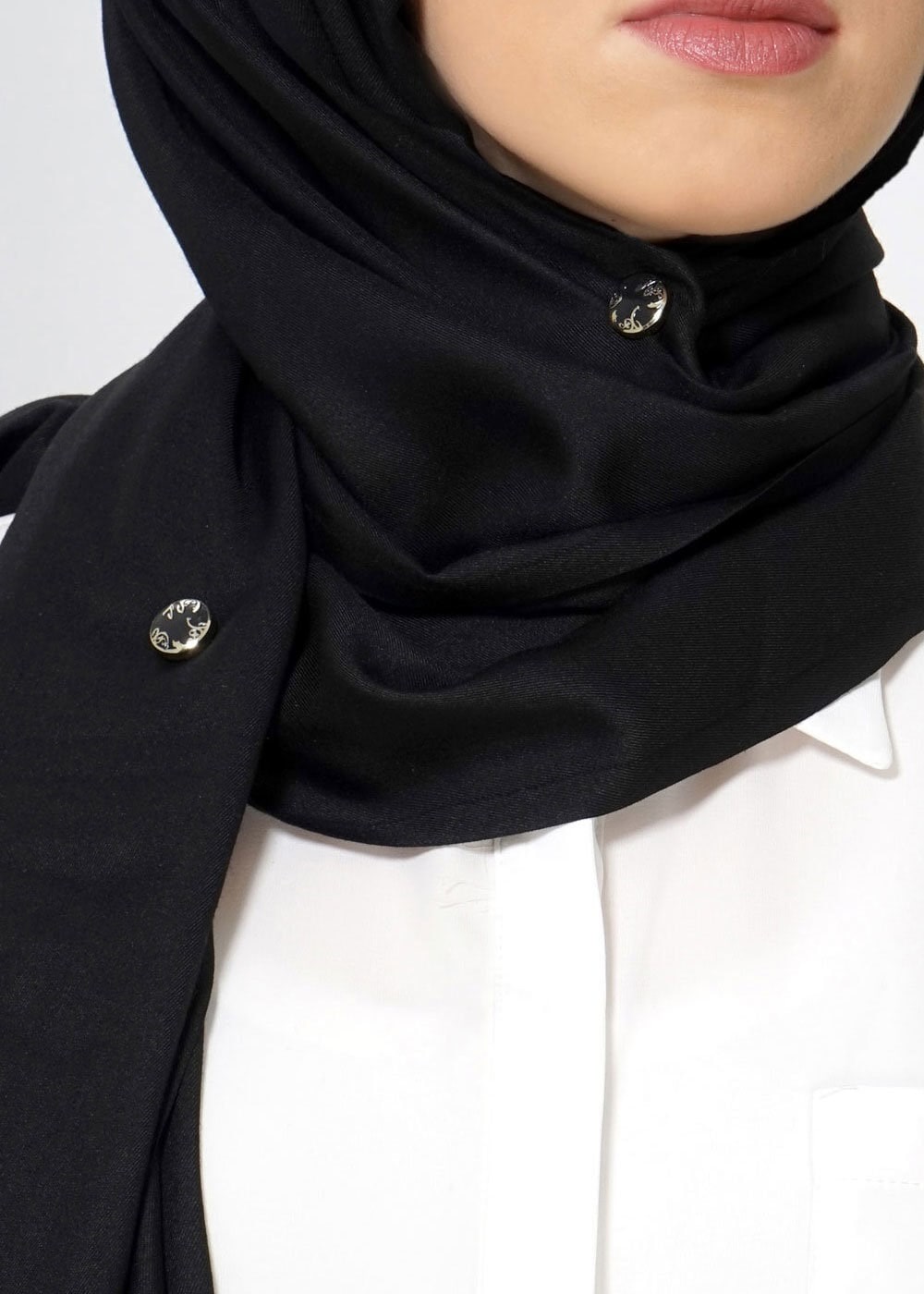 Tesettür giyim SİYAH 41033 AKİLE SULTAN SERİSİ