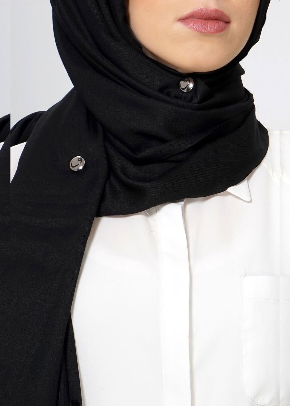 Vêtements hijab NOIR 41033 AKİLE SULTAN SERİSİ