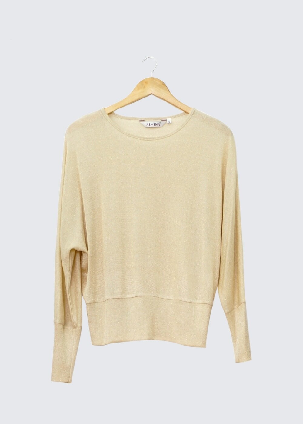 Tesettür giyim BEJ MANŞETLERİ LASTİKLİ BLUZ 4535