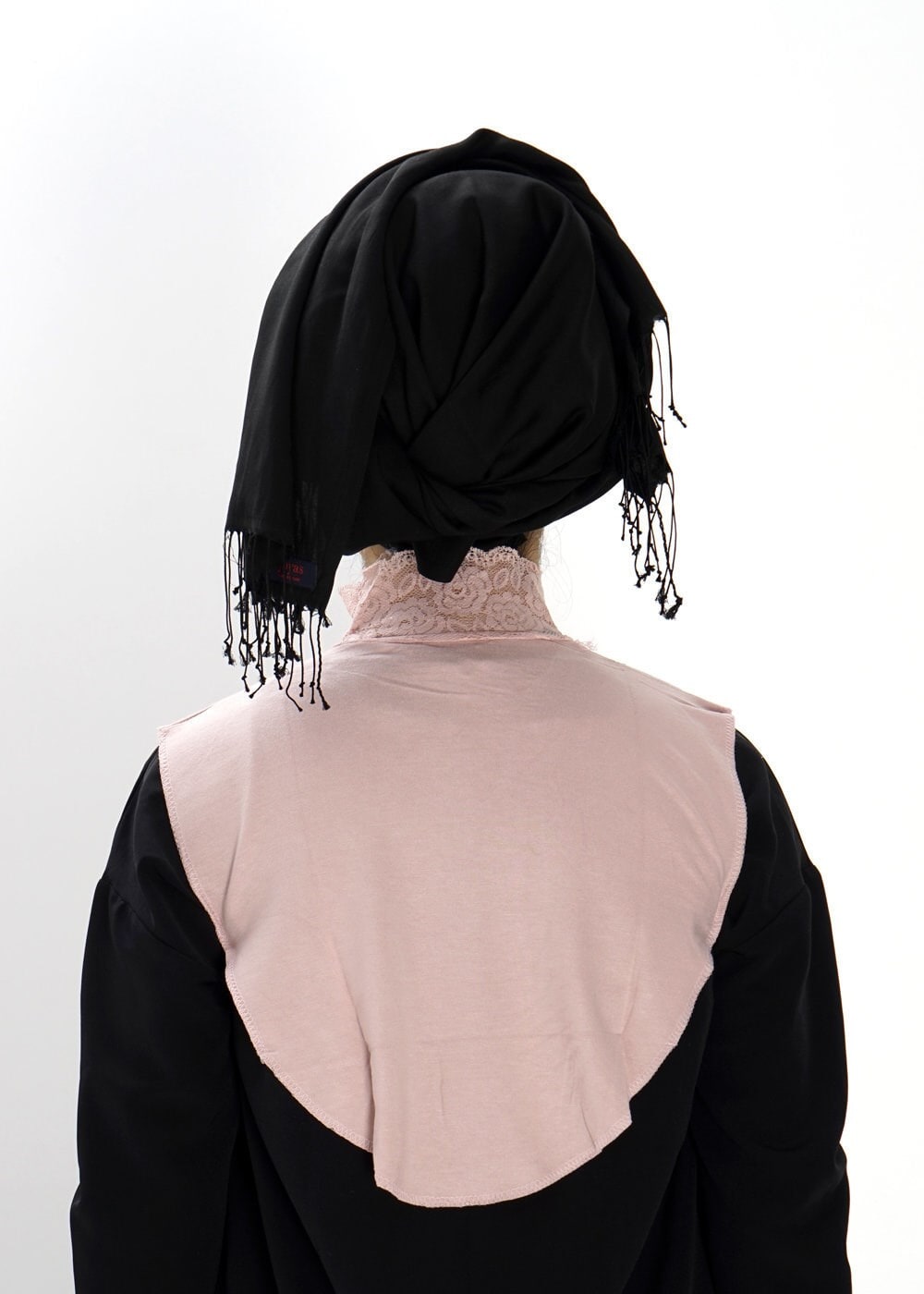 Hijab clothing POWDER 40020 DANTELLİ BOYUNLUK