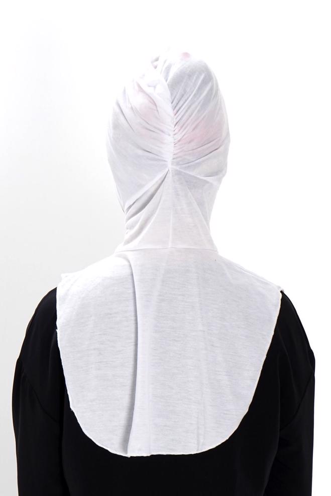 Vêtements hijab BLANC COUVRE-COU HIJAB 40021 - ALVİNA