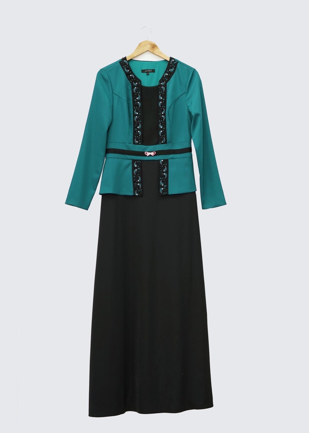 Tesettür giyim MAVİ 3027 ELİTE 11620 ELBİSE 40/48