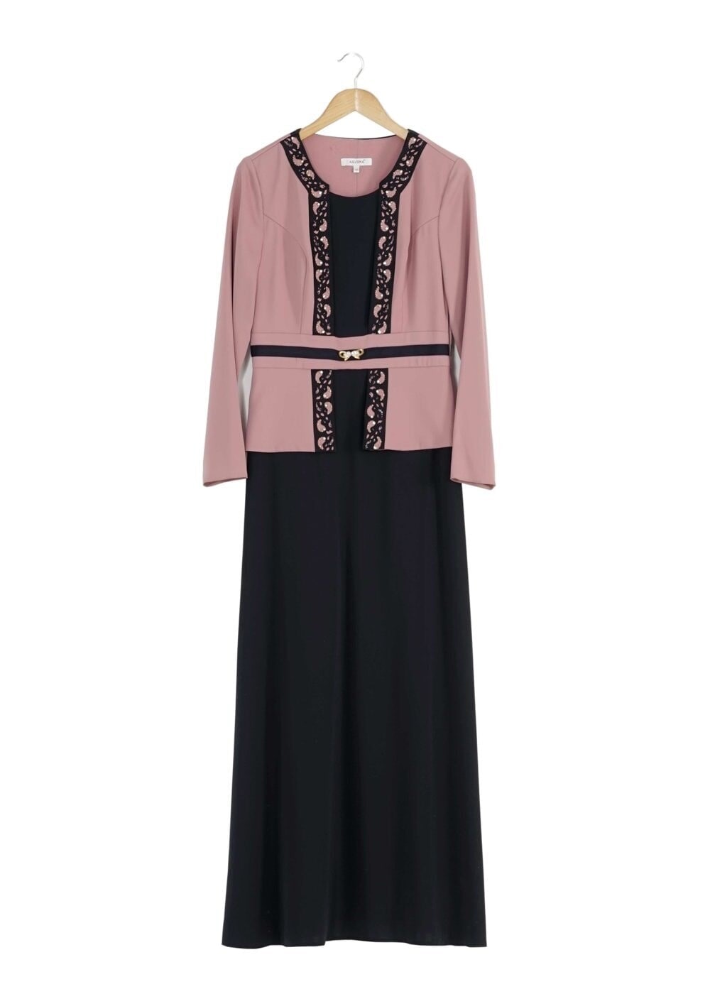 Tesettür giyim PEMBE 3027 ELİTE 11620 ELBİSE 40/48