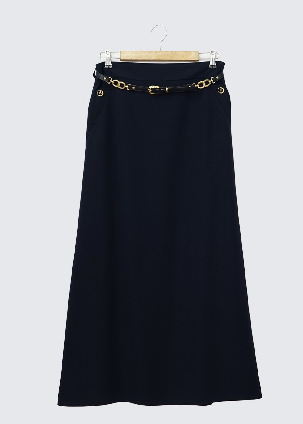 Tesettür giyim LACİVERT A KESİM ETEK 6593