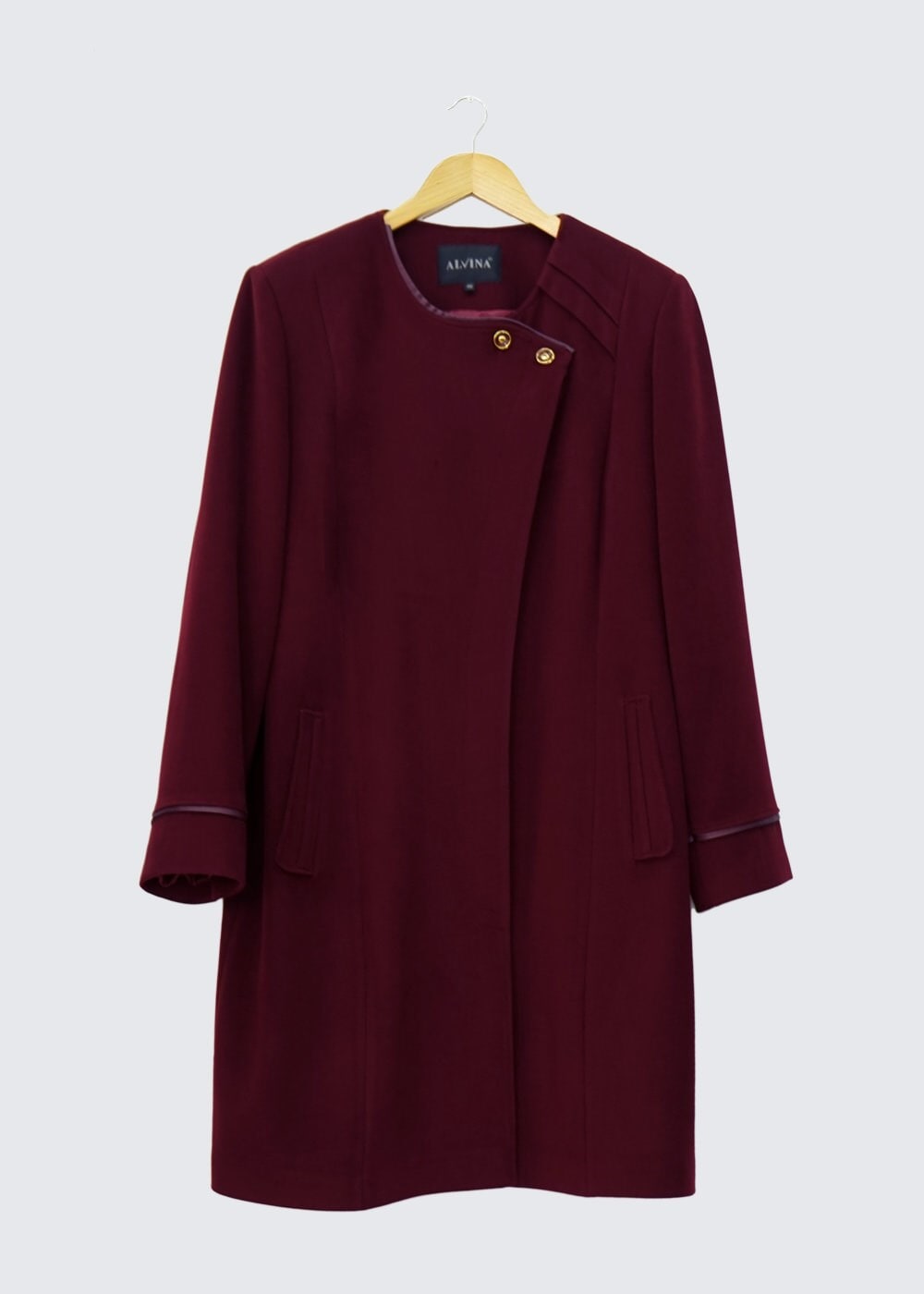 Tesettür giyim BORDO 9322 KABAN 