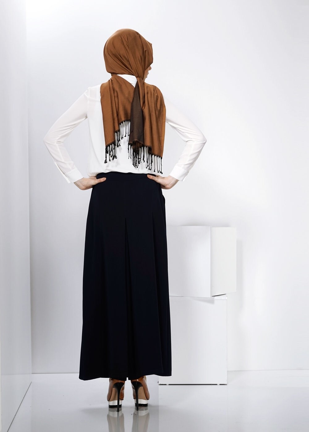 Tesettür giyim LACİVERT 7774 PANTOLON 