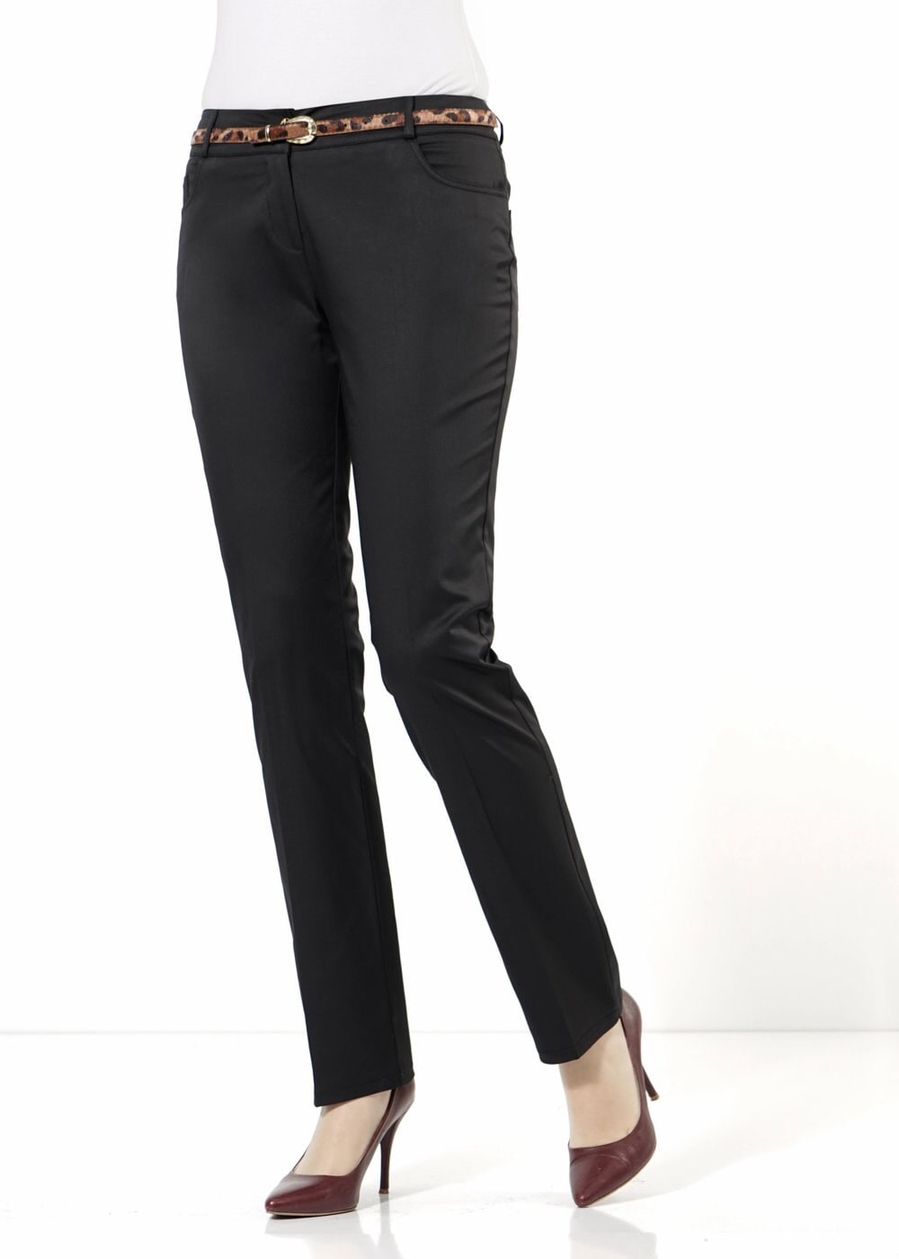 Tesettür giyim SİYAH DAR PAÇA KLASİK PANTOLON 7777