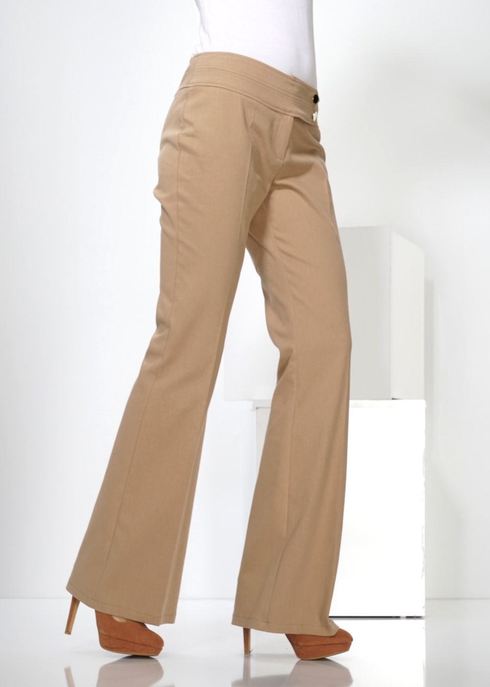 Tesettür giyim KAHVE 7782 PANTOLON 