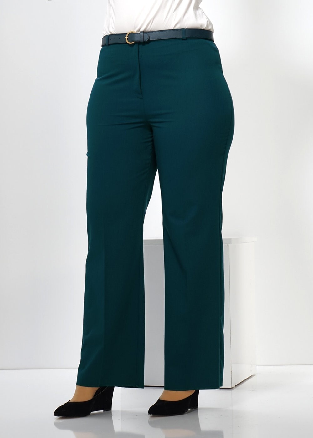 Tesettür giyim MAVİ 7785 PANTOLON 