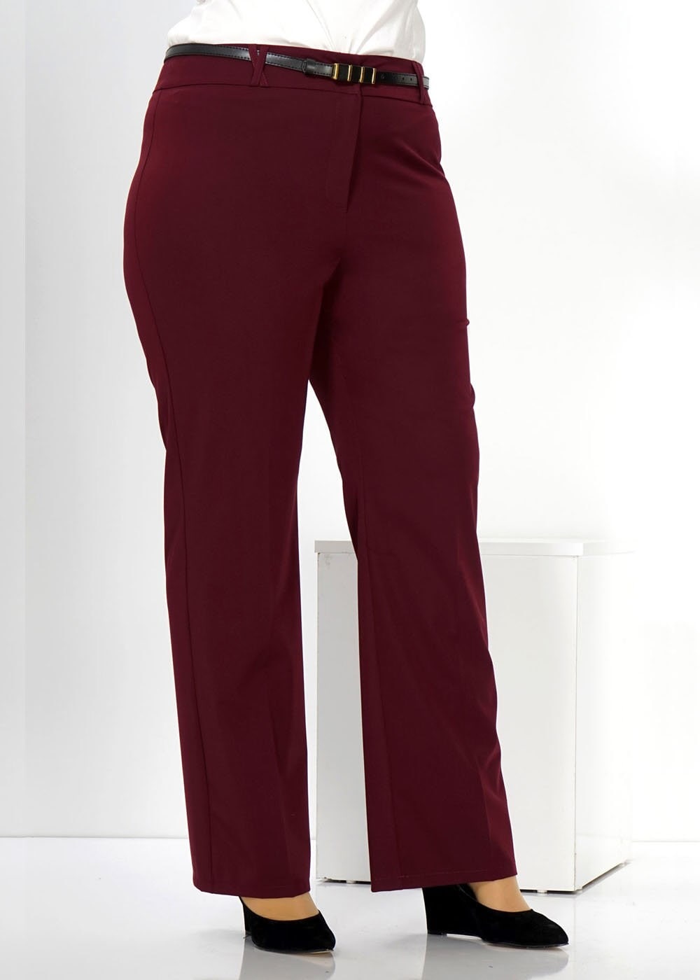 Tesettür giyim BORDO 7787 PANTOLON