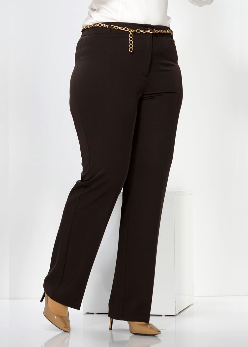 Tesettür giyim KAHVE 7788 PANTOLON