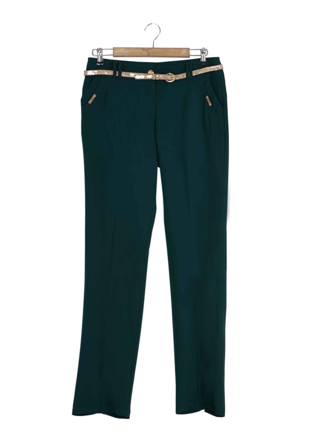 Tesettür giyim YEŞİL 7791 PANTOLON