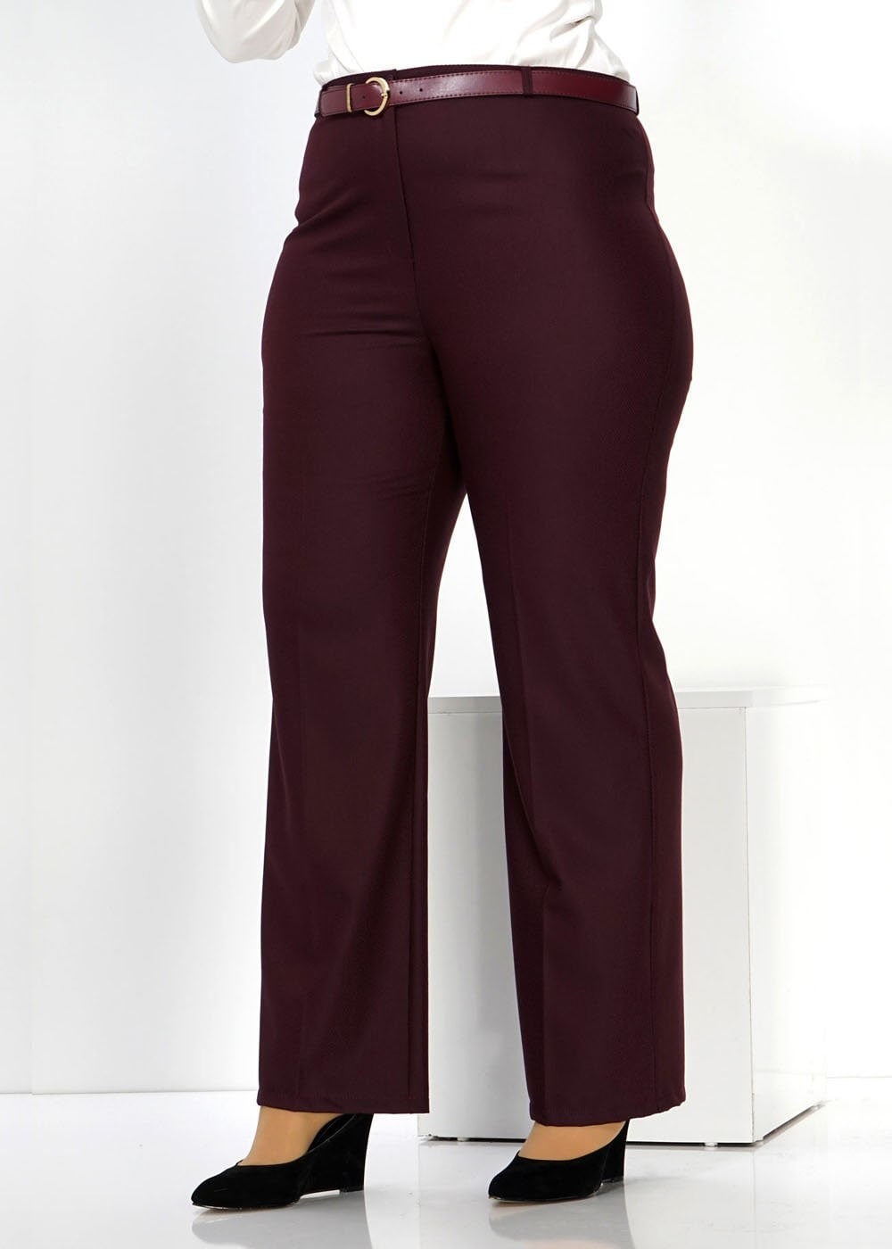 Tesettür giyim BORDO 7792 PANTOLON