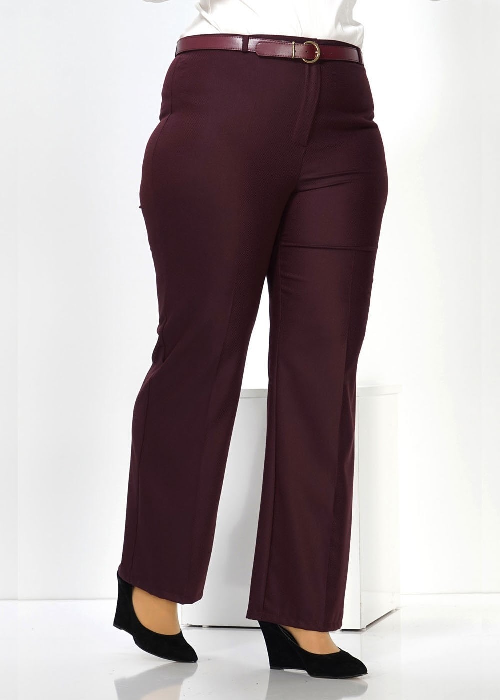 Tesettür giyim BORDO 7792 PANTOLON