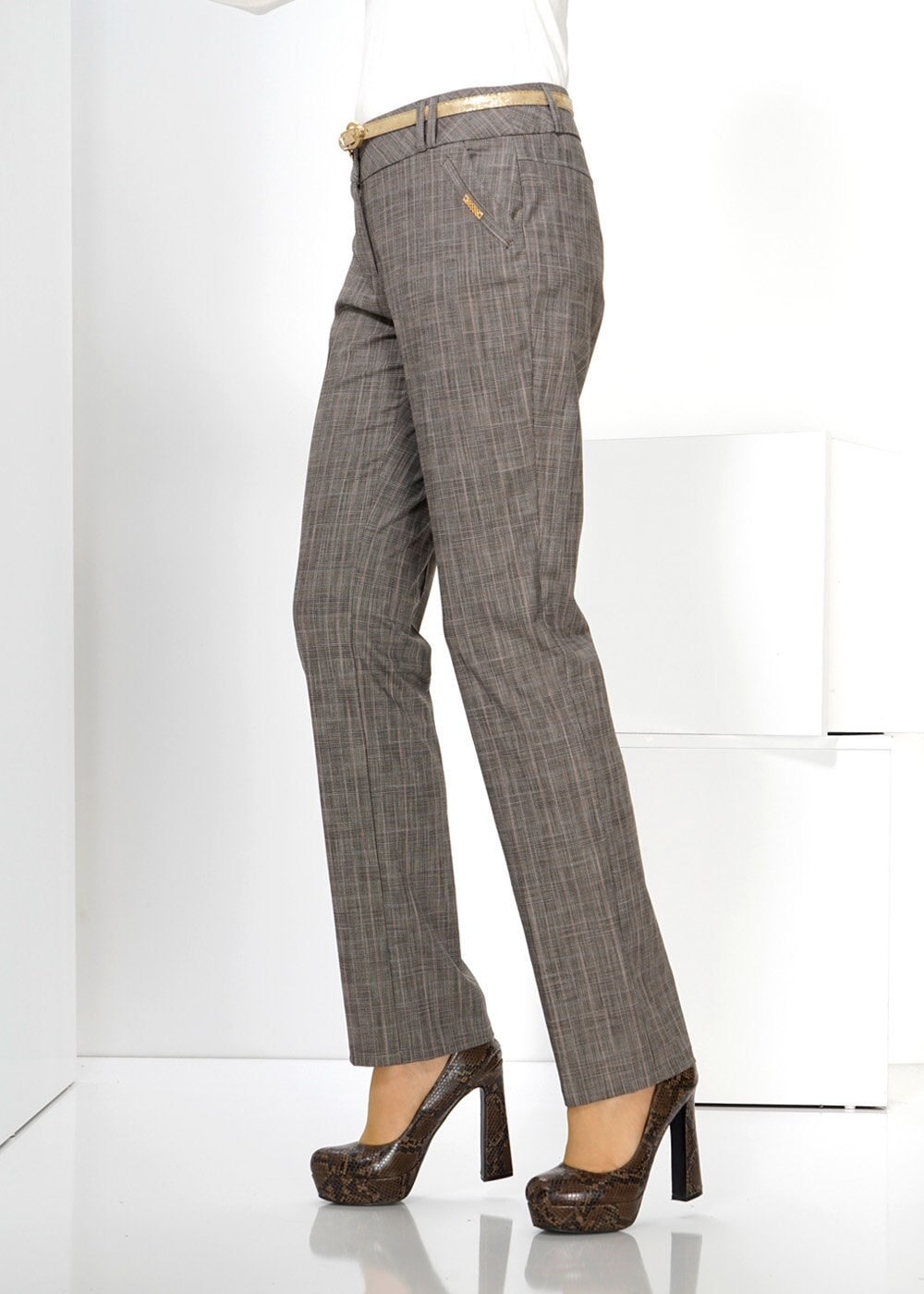 Tesettür giyim KAHVE 7793 PANTOLON