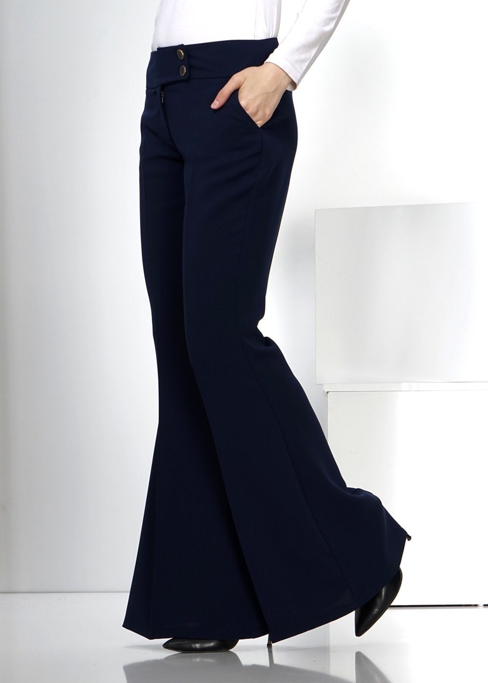 Tesettür giyim LACİVERT 7796 PANTOLON