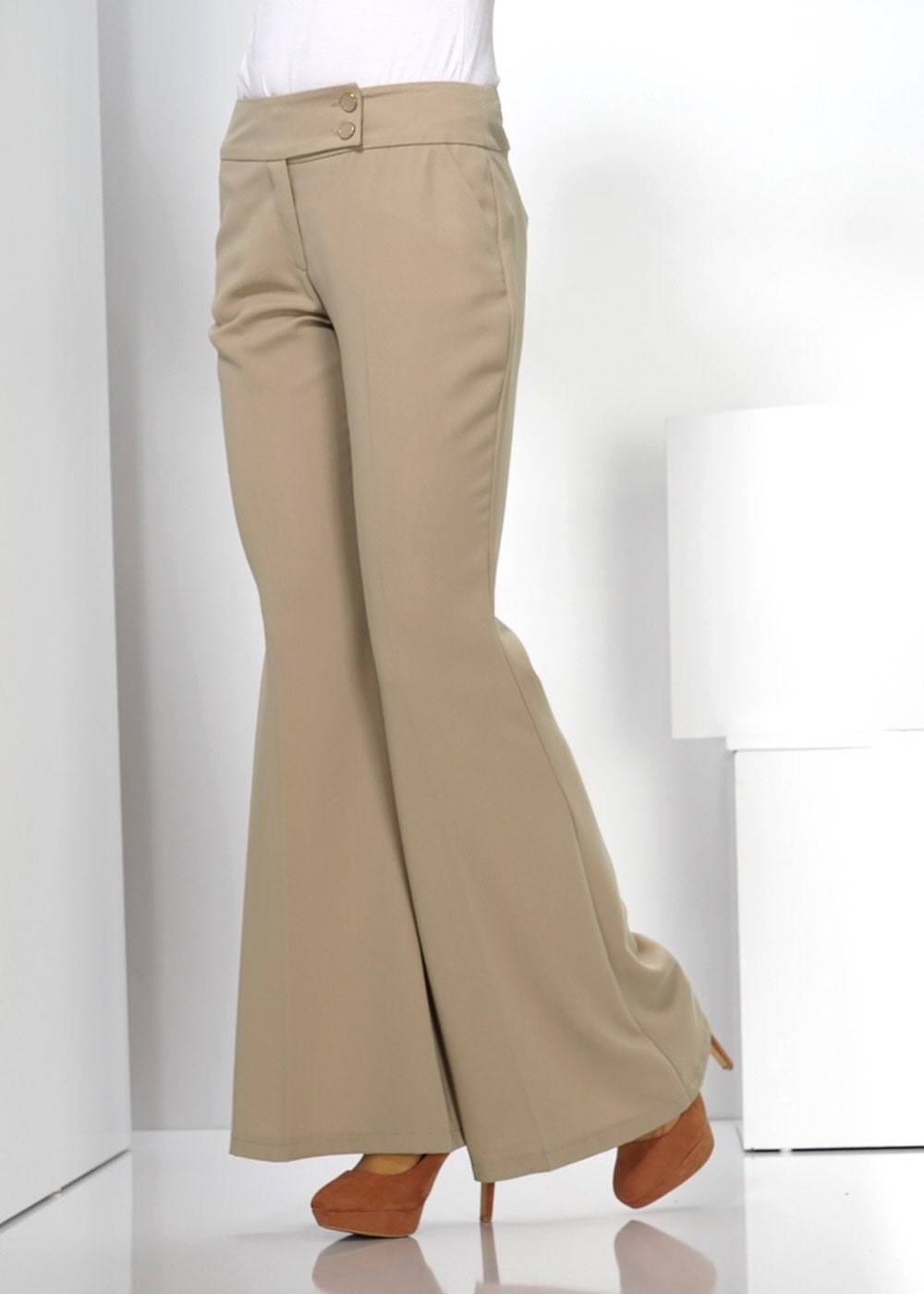 Tesettür giyim VİZON 7796 PANTOLON