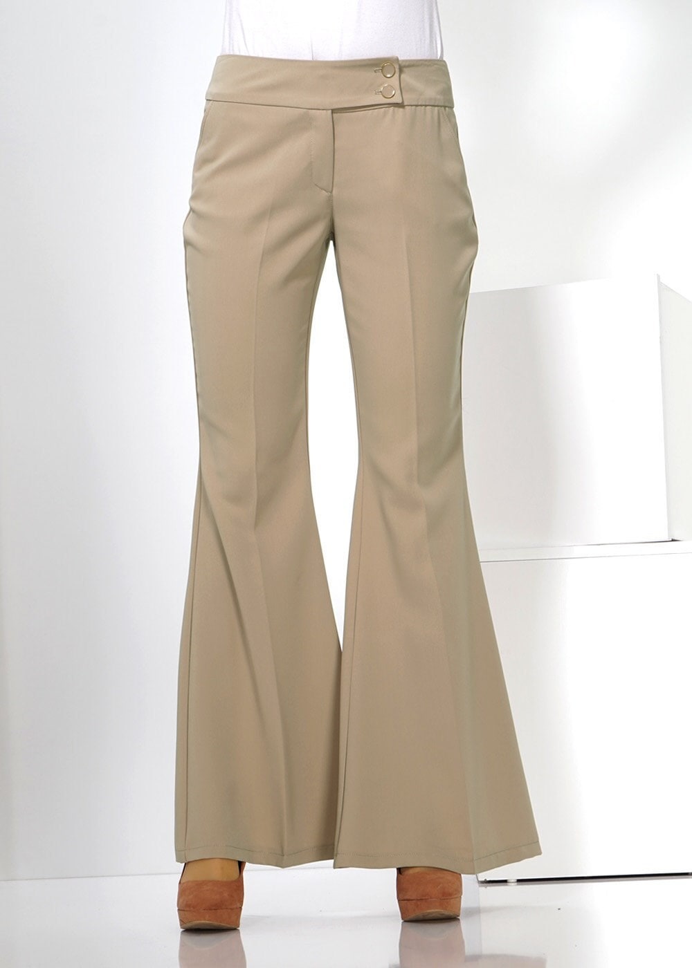 Tesettür giyim VİZON 7796 PANTOLON