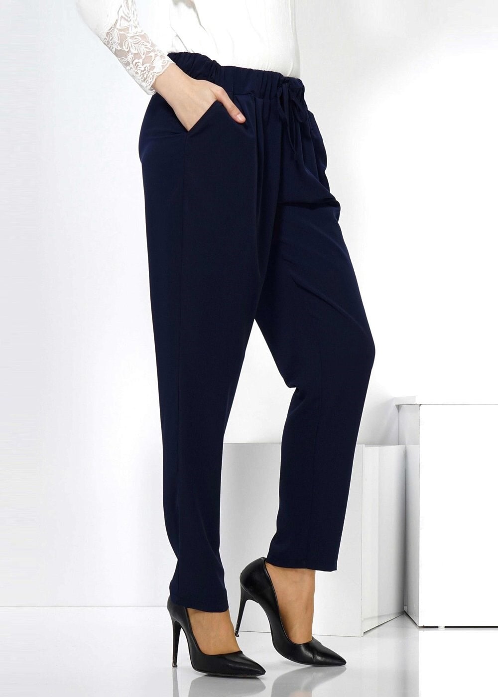 Tesettür giyim LACİVERT 7798 PANTOLON