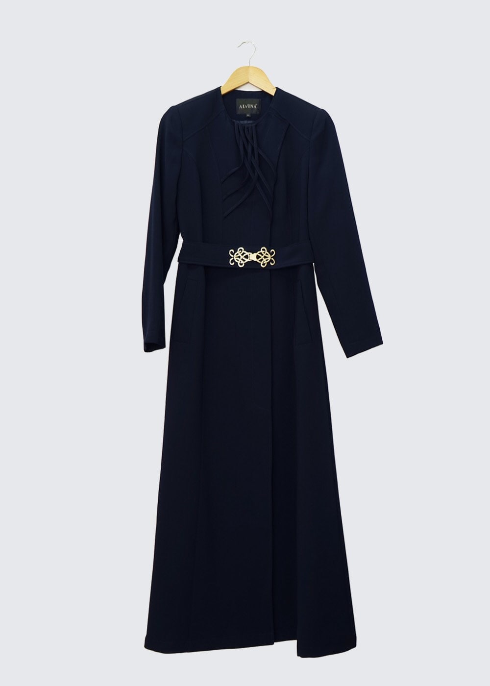 Tesettür giyim LACİVERT 1355 PARDESÜ