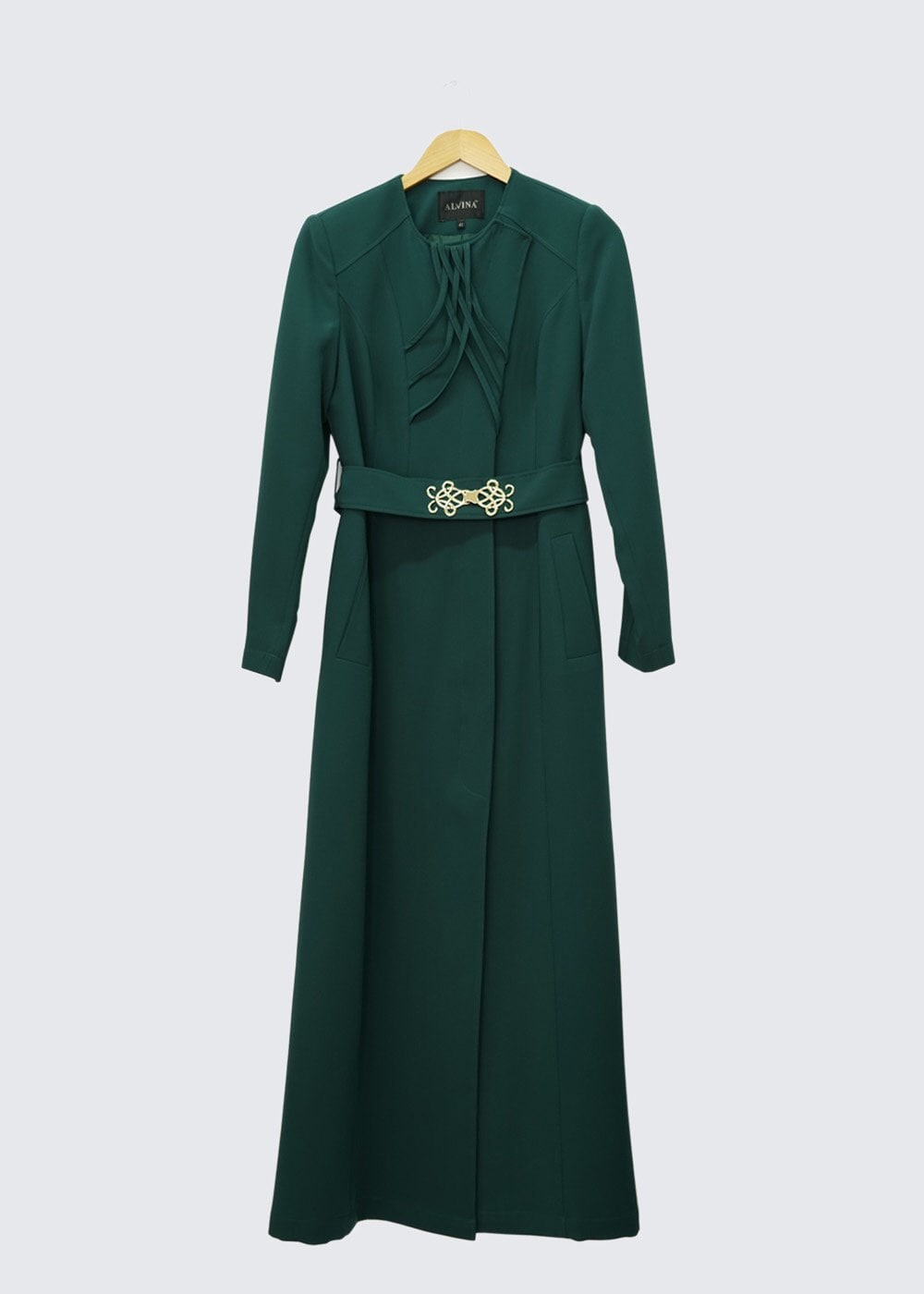 Tesettür giyim YEŞİL 1355 PARDESÜ