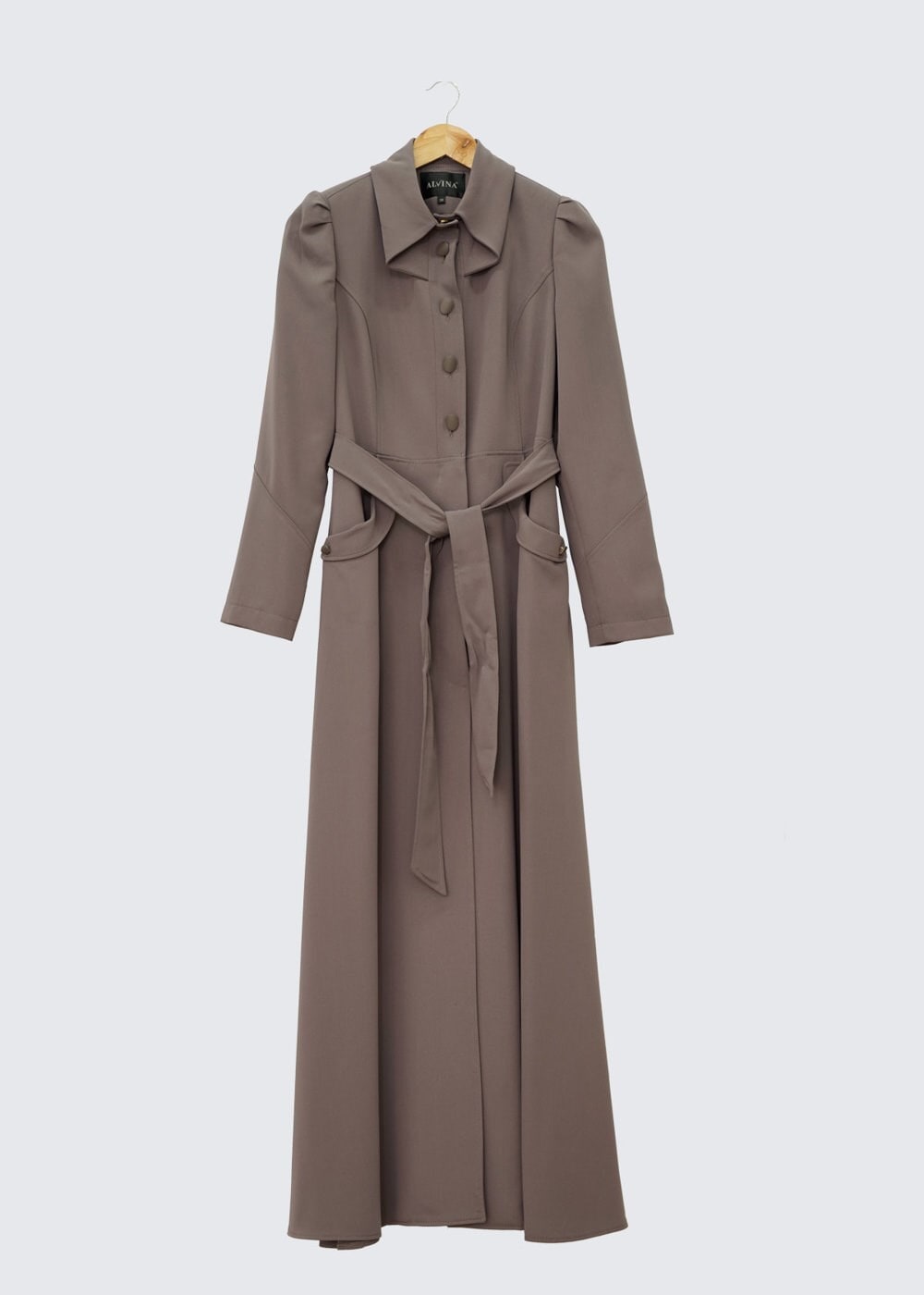 Tesettür giyim VİZON 1421 PARDESÜ 