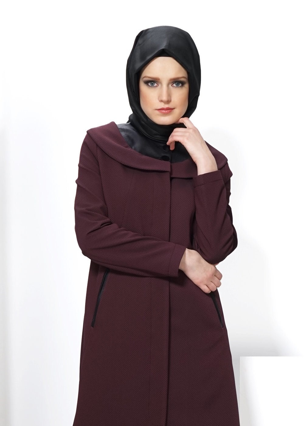 Tesettür giyim MÜRDÜM CEP DETAYLI PARDESÜ 1422