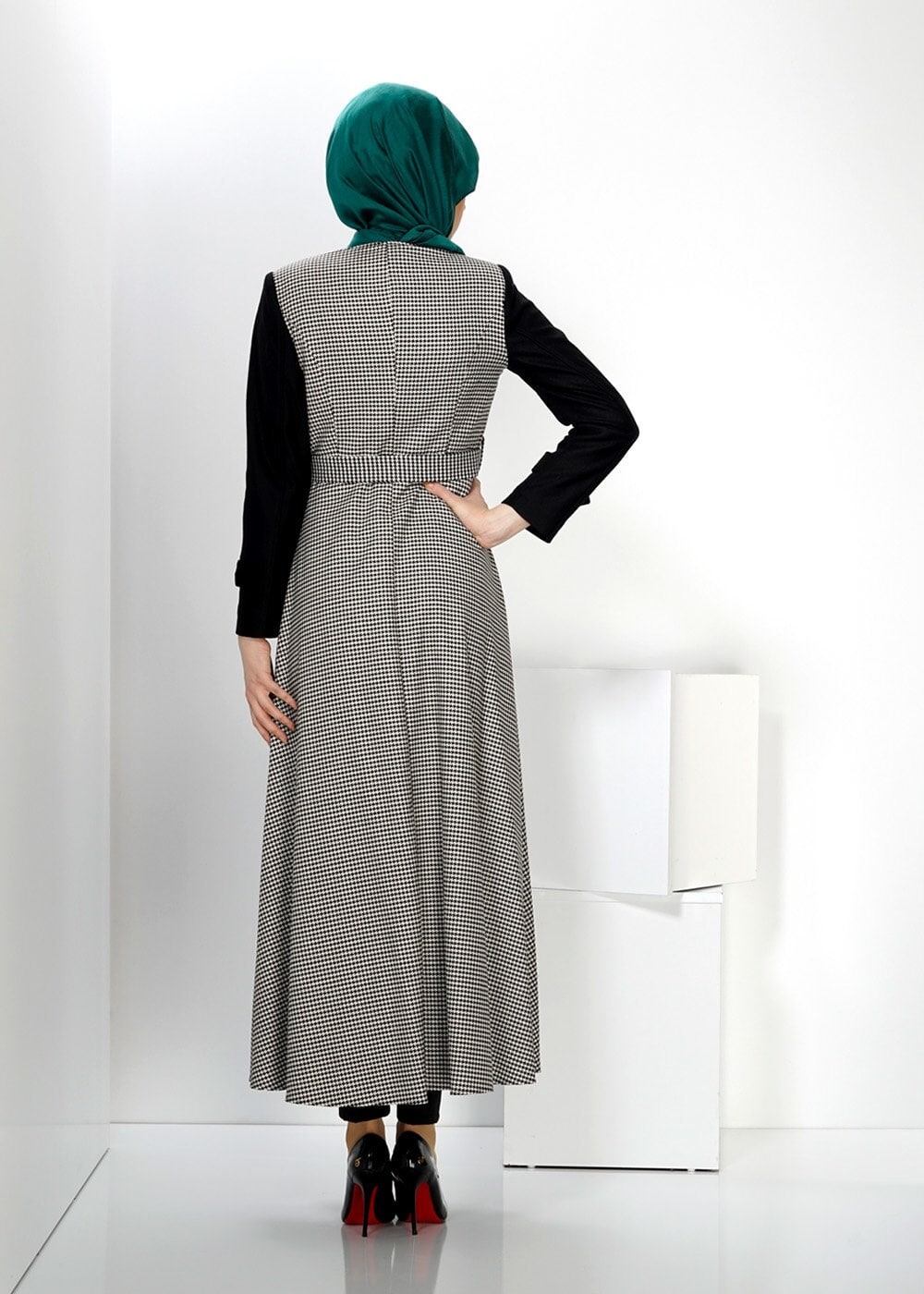 Tesettür giyim SİYAH 1423 PARDESÜ