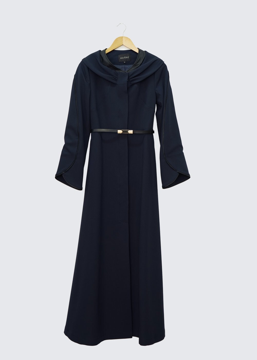 Tesettür giyim LACİVERT DÜĞMELİ PARDESÜ 1425