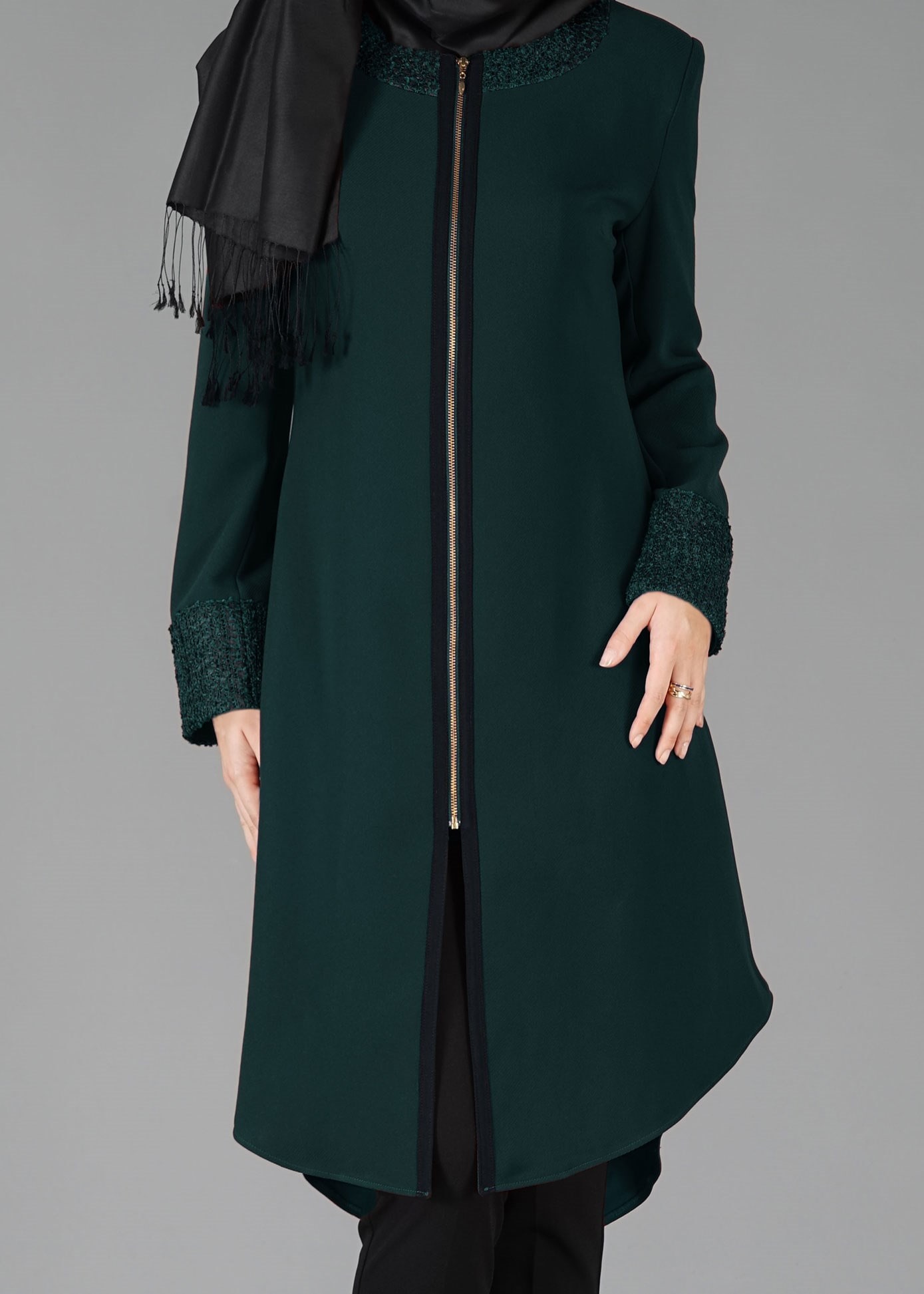 Tesettür giyim MAVİ 3065P TAKIM