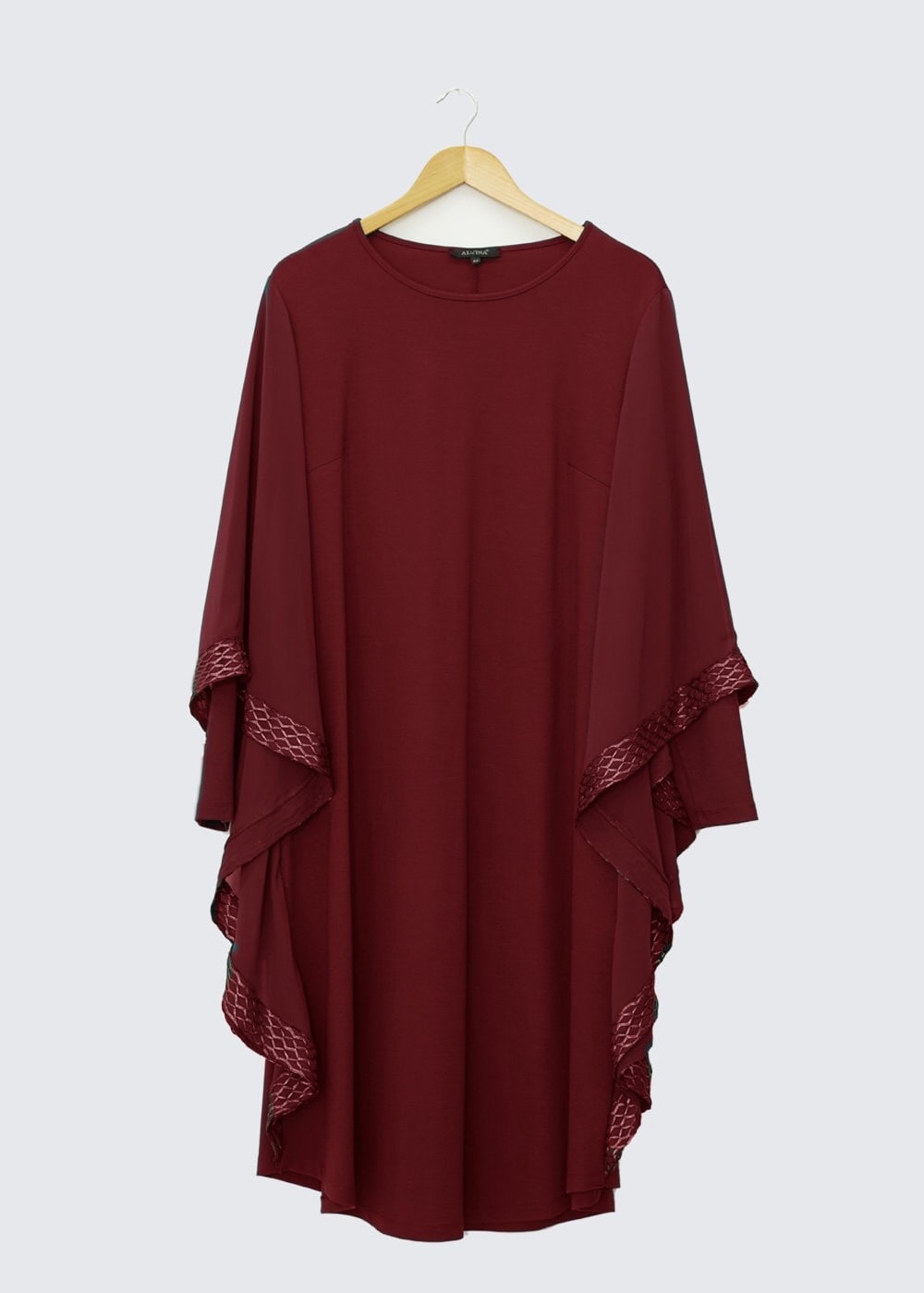 Tesettür giyim BORDO PANÇO TUNİK 2431 