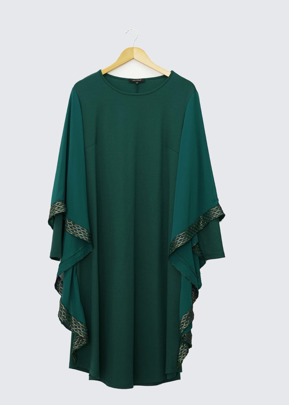 Tesettür giyim YEŞİL PANÇO TUNİK 2431 