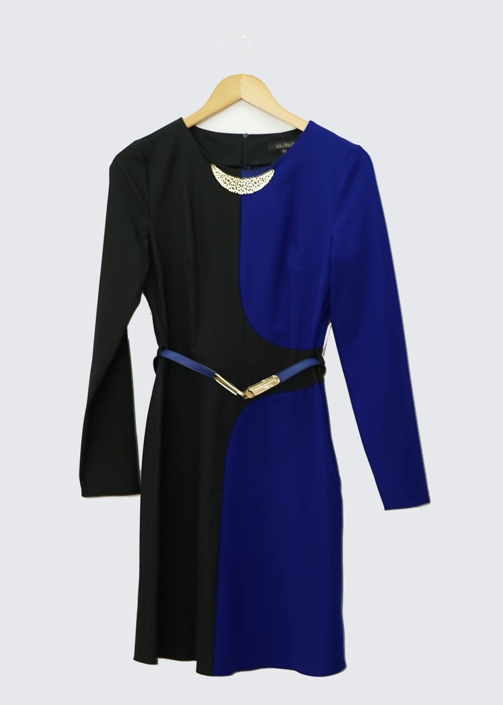 Tesettür giyim MAVİ İKİ RENKLİ TUNİK 4322