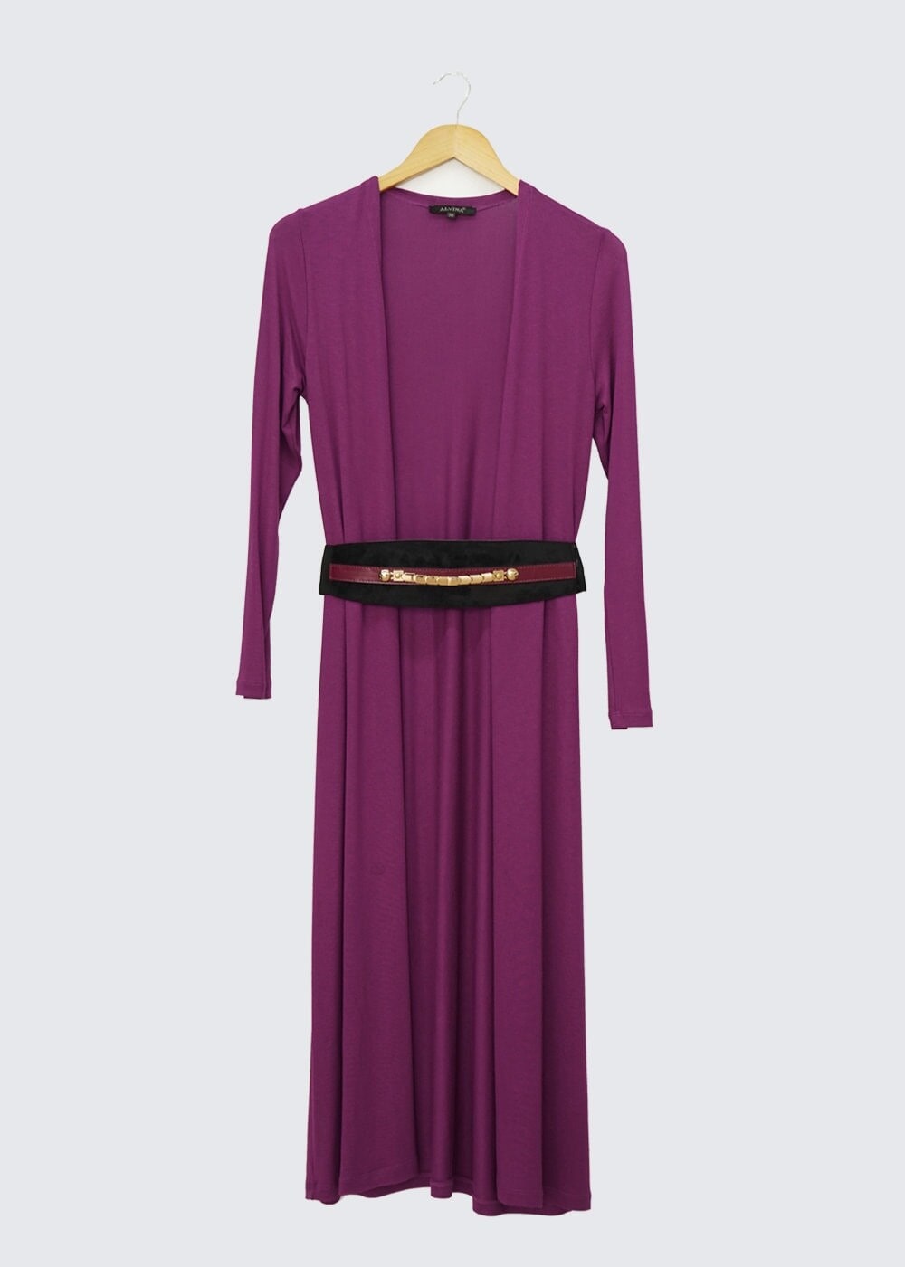 Tesettür giyim FUŞYA UZUN TUNİK 4346