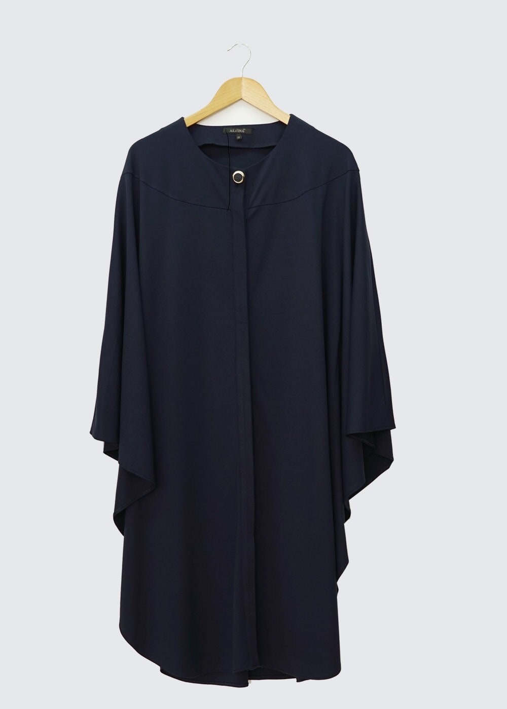 Tesettür giyim LACİVERT PANÇO TUNİK 4437