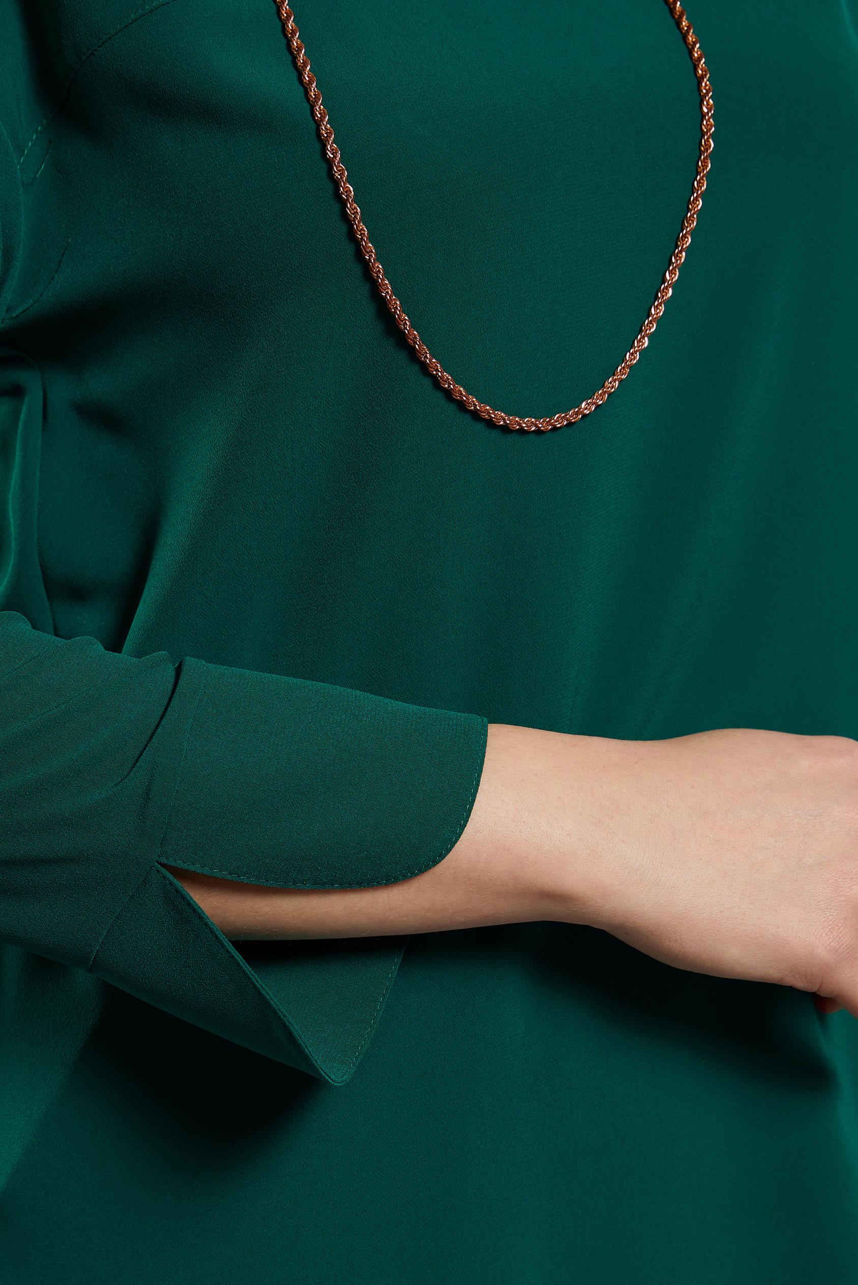 Tesettür giyim YEŞİL ASİMETRİK KESİM TUNİK 4440