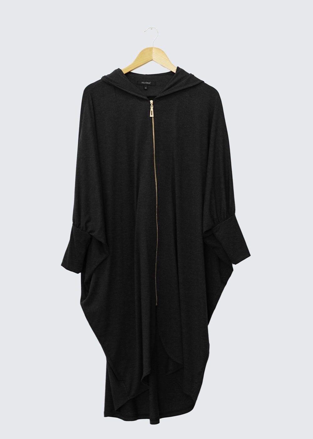 Tesettür giyim SİYAH YARASA KOL TUNİK 4457