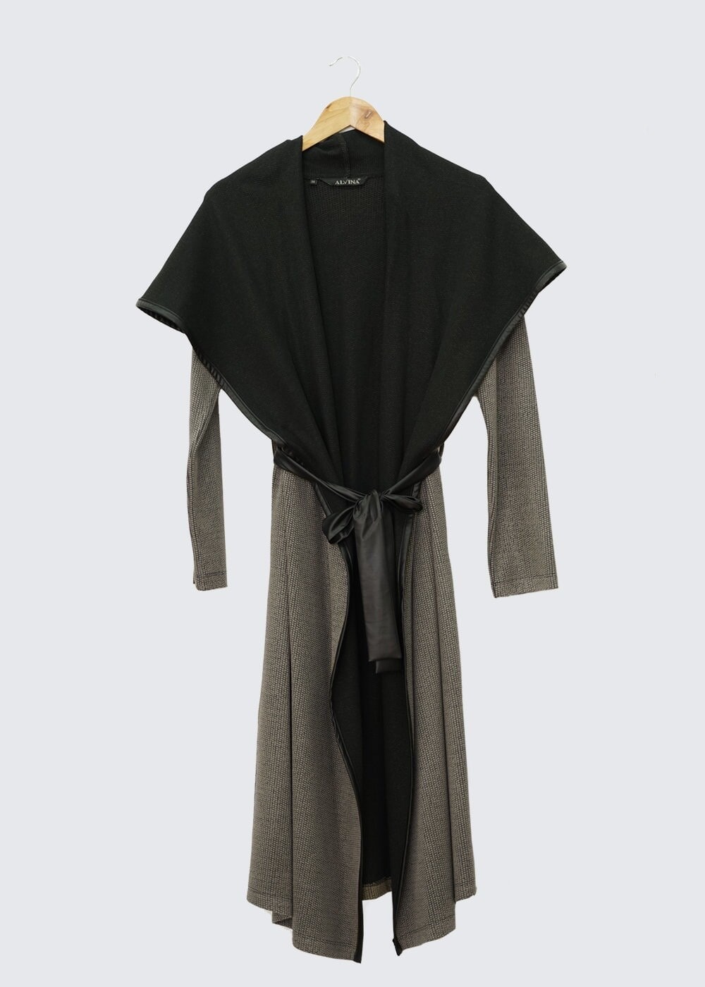 Tesettür giyim VİZON İKİ RENKLİ TUNİK 4522