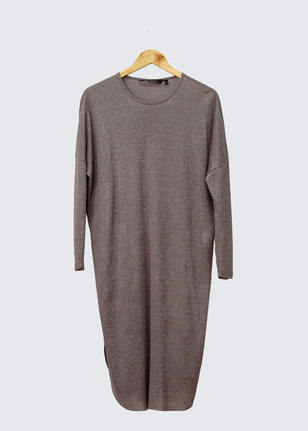 Tesettür giyim VİZON YARASA KOL TUNİK 4534