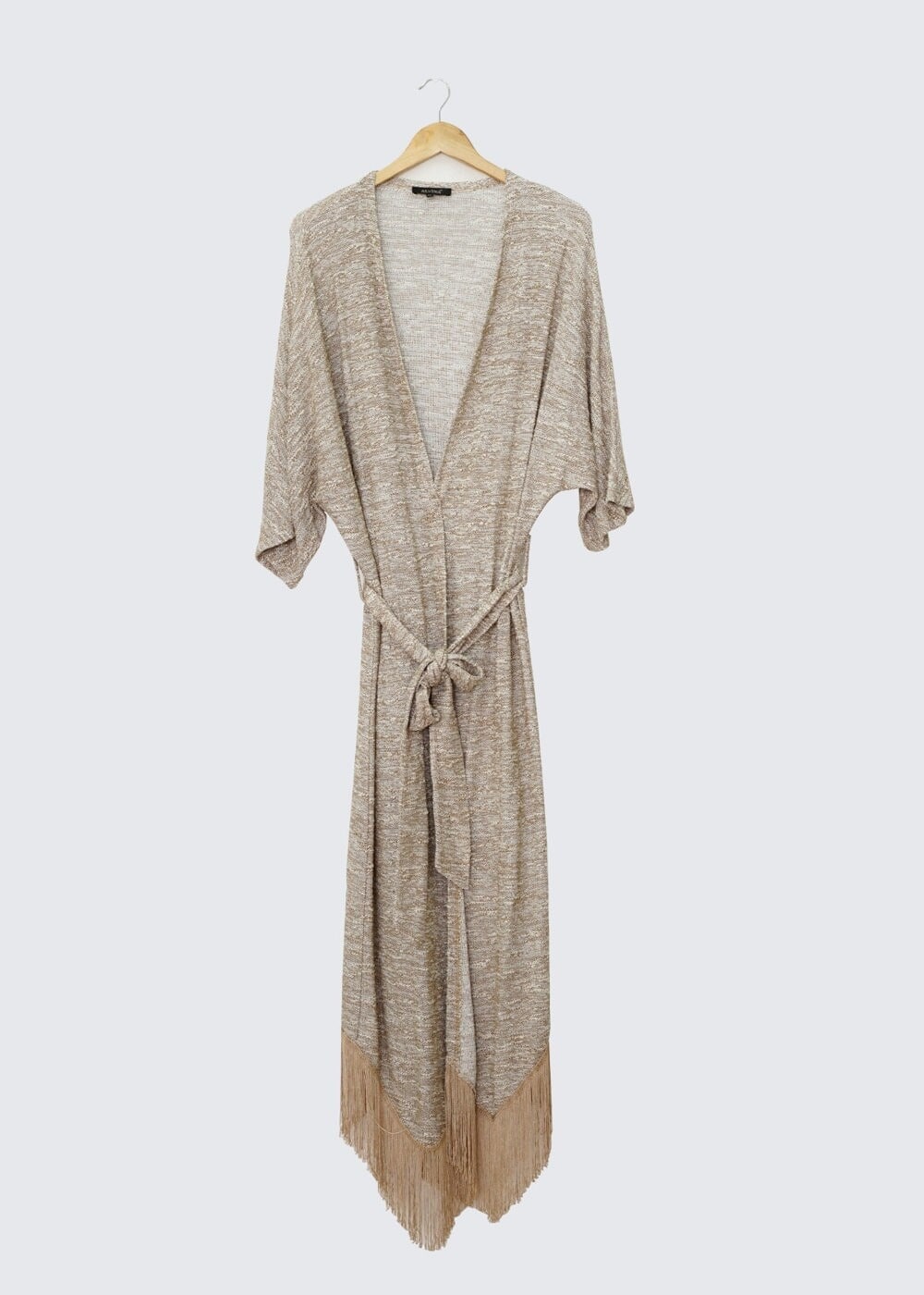 Tesettür giyim BEJ PÜSKÜL DETAYLI TUNİK 4543