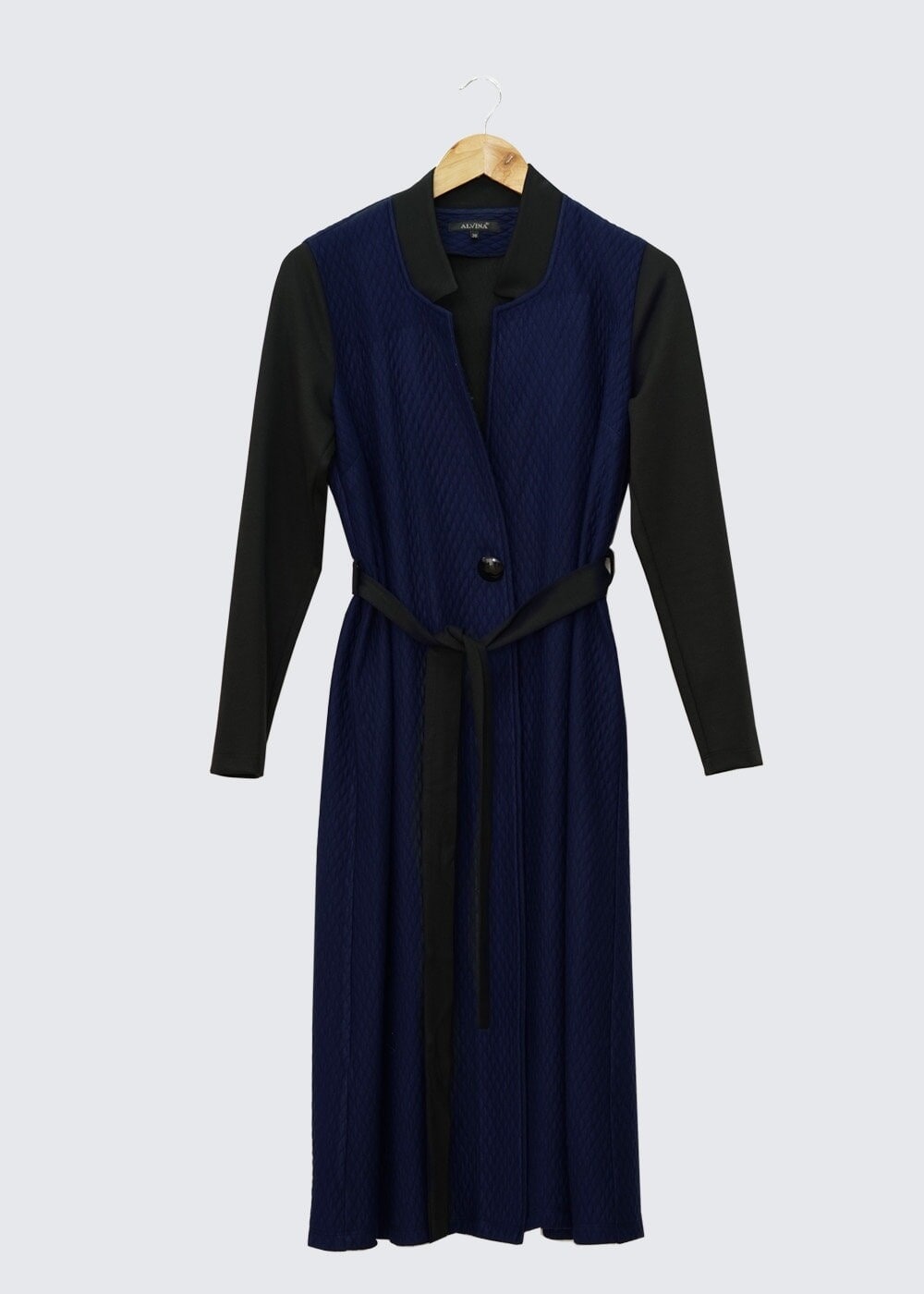 Tesettür giyim LACİVERT DÜĞME DETAYLI TUNİK 4558 