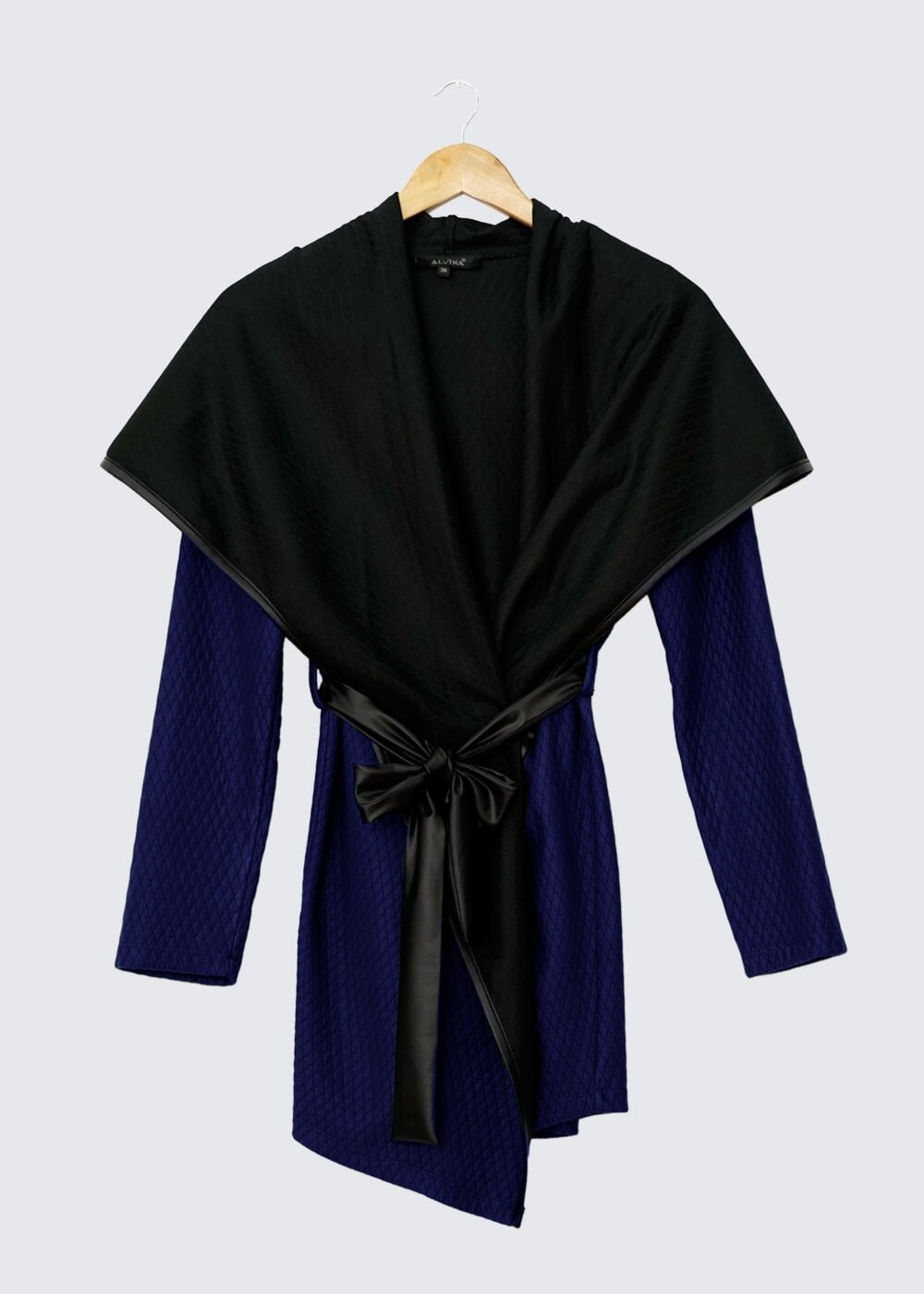 Tesettür giyim LACİVERT ŞAL YAKA TUNİK 4523-1